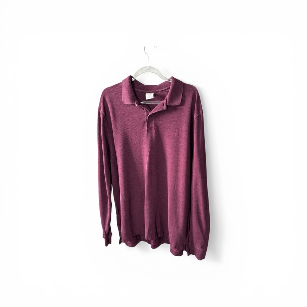 Brooks Brothers Original Fit Performance Polo Supima Cotton Burgundy Size XL